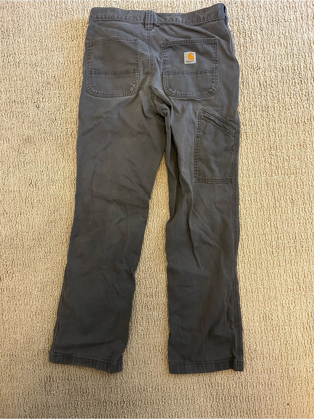 Carhartt Relaxed Fit Work Pants – Gray 30x32 - Picture 3 of 5